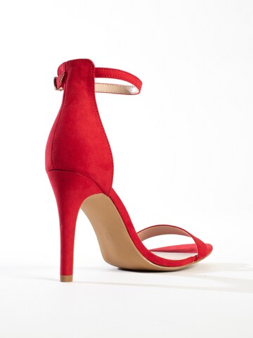 Celena Remienkové sandále 'Cella' - Červená