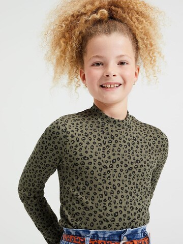 WE Fashion Shirt in Groen: voorkant