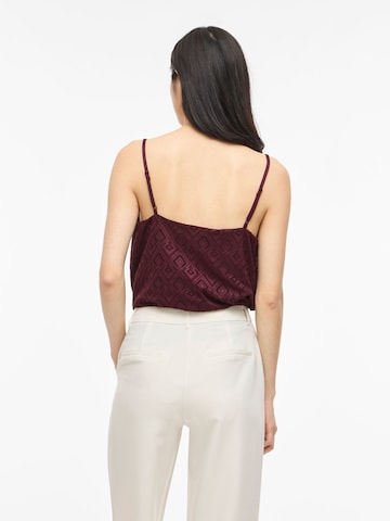 VILA Top 'VINusa' in Red