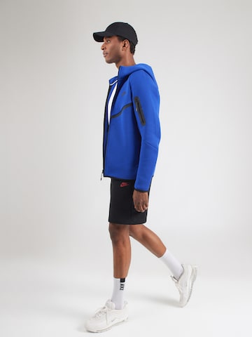 Nike Sportswear Sweat jacket 'Tech Fleece' in Blue
