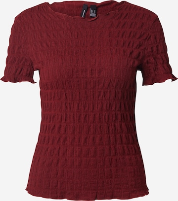 VERO MODA Shirt 'VMFIONA' in Red: front