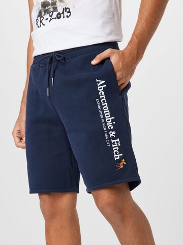 Abercrombie & Fitch Regular Панталон в синьо