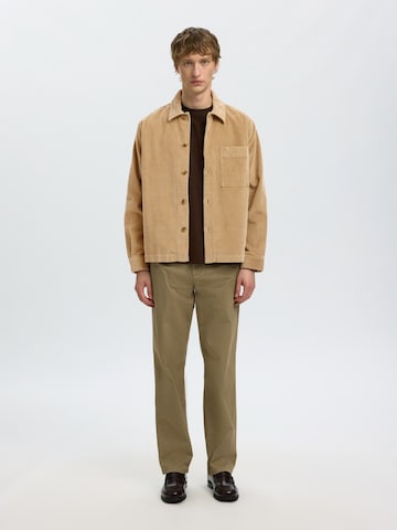 Veste mi-saison 'SLMotto Kris' SELECTED en beige