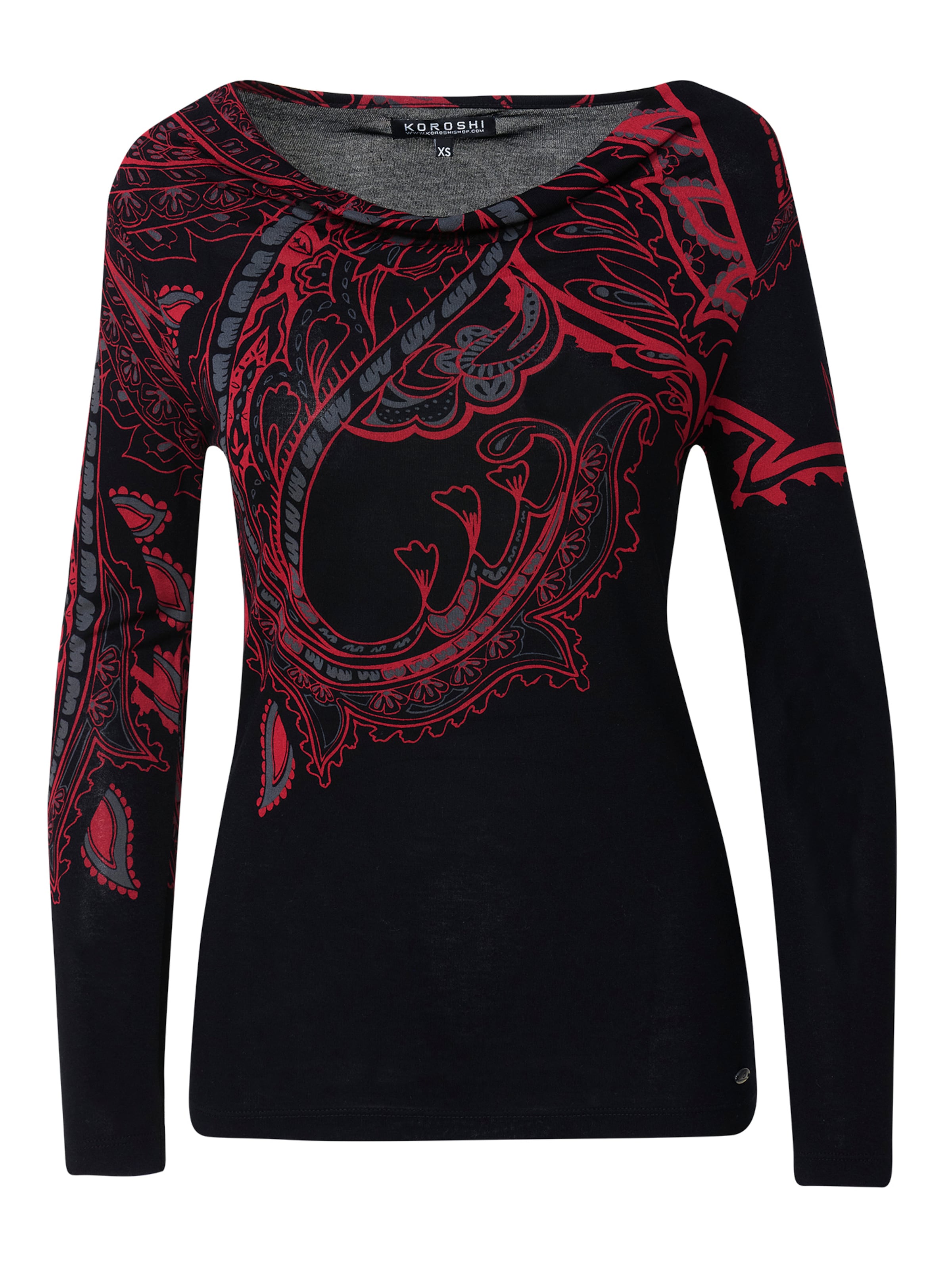 KOROSHI Shirt in Schwarz: Vorderseite