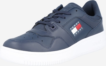 Tommy Jeans - Zapatillas deportivas bajas 'Essential' en azul: frente
