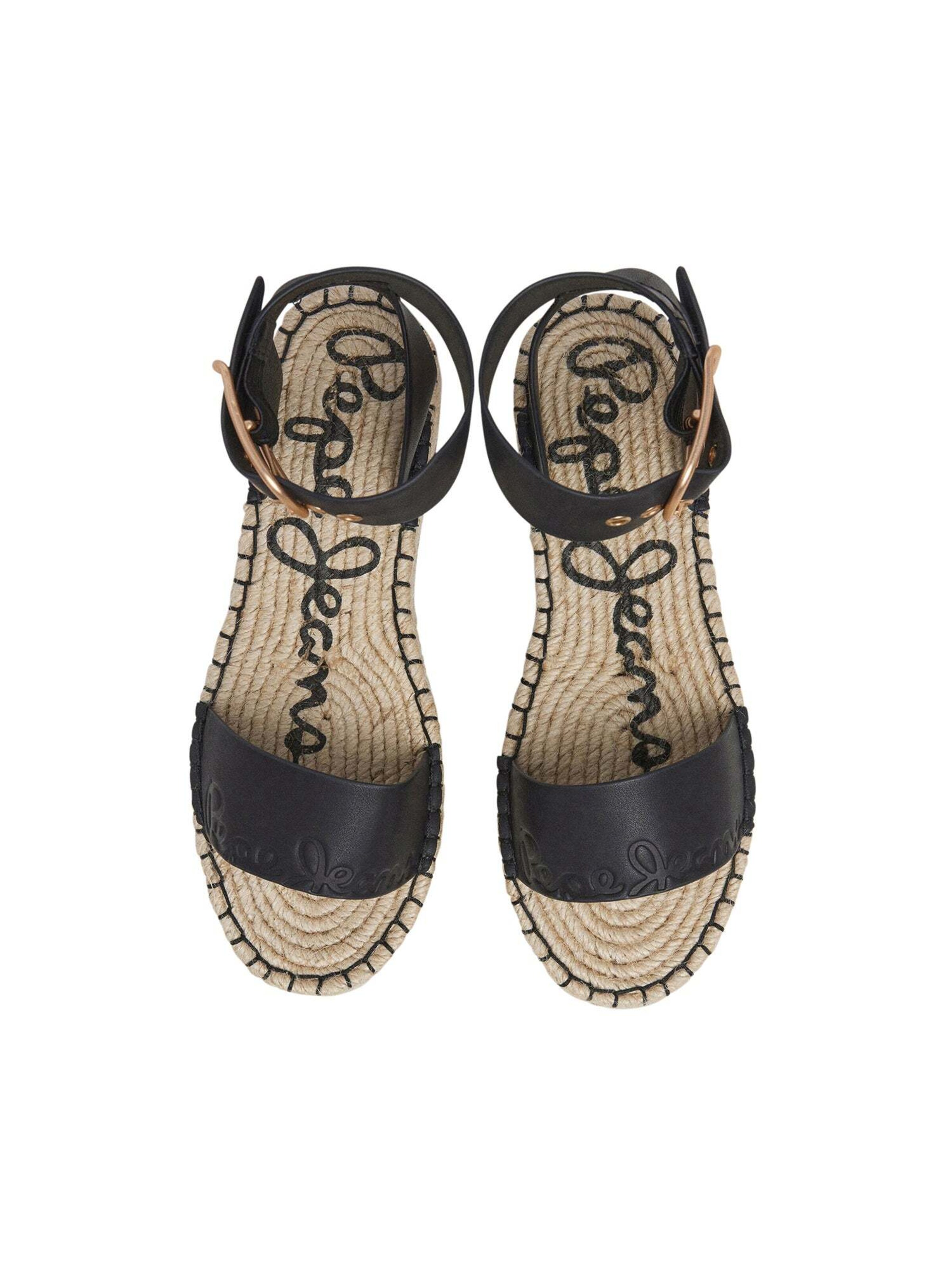 Sandales 'Arami Brand' Pepe Jeans en noir