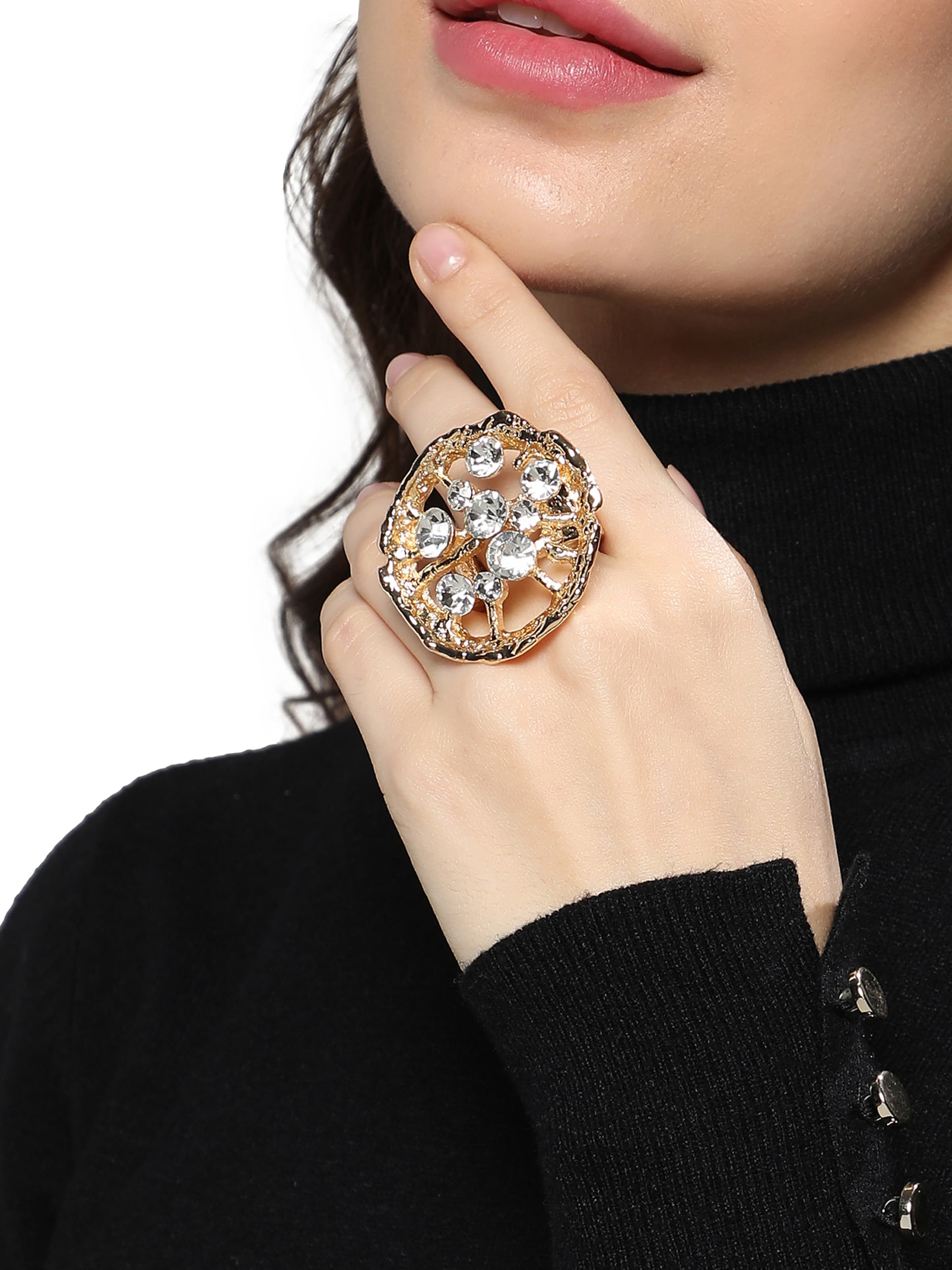 SOHI Gyűrűk 'Ashmin' - arany: elől