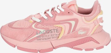 Sneaker bassa di LACOSTE in rosa