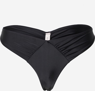 NLY by Nelly Bikini Bottoms 'Shell' in Black: front
