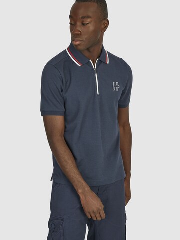 HECHTER PARIS Shirt in Blauw: voorkant