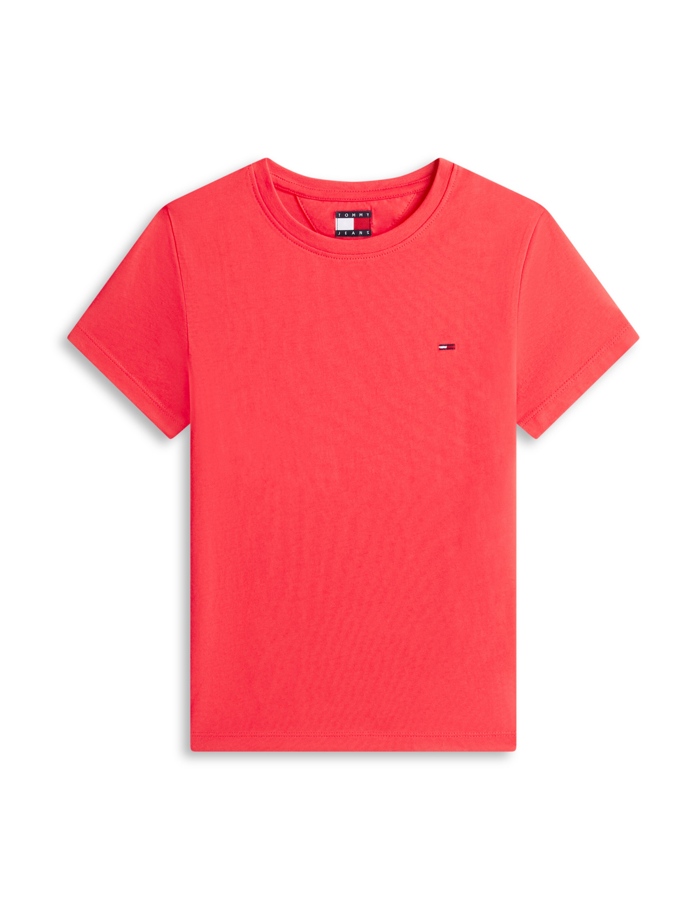 Tommy Jeans Shirt in Rood: voorkant
