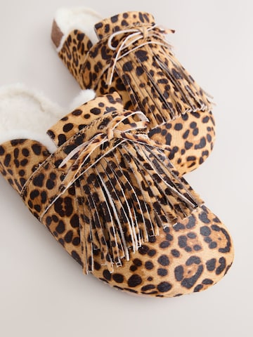 Pantoufle 'Fringe' Next en marron