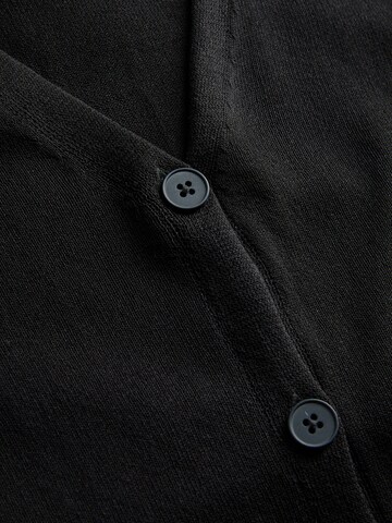 The Set Gebreid vest in Zwart