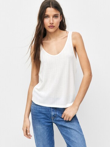 Pull&Bear Top in Weiß