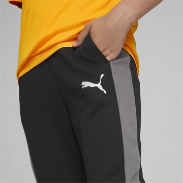 PUMA Slimfit Sporthose in Schwarz