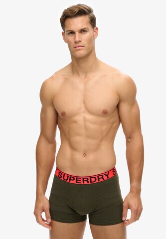 Boxers Superdry en vert : devant