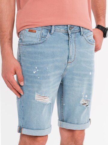 Ombre Regular Jeans in Blauw