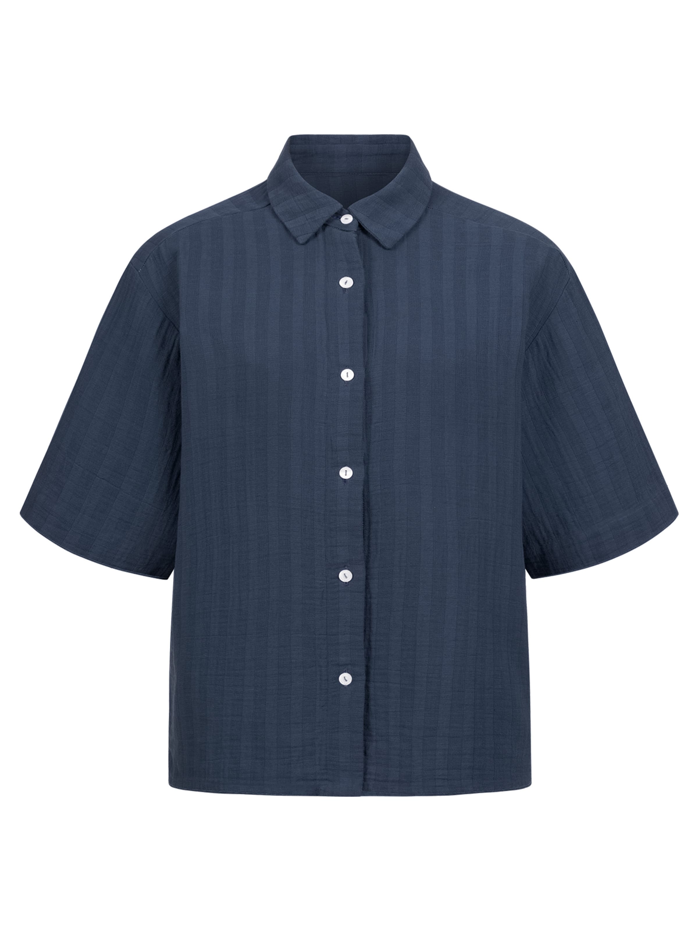 Erlich Textil Hemd in dunkelblau, Produktansicht