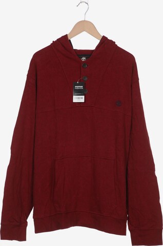 TIMBERLAND Sweatshirt & Zip-Up Hoodie in XXXL in Red: front