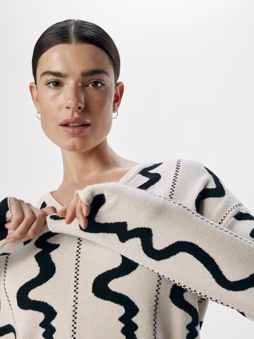 OBJECT Pullover i beige