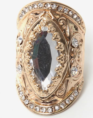 COLLEZIONE ALESSANDRO Ring 'Queen' in Gold: Vorderseite