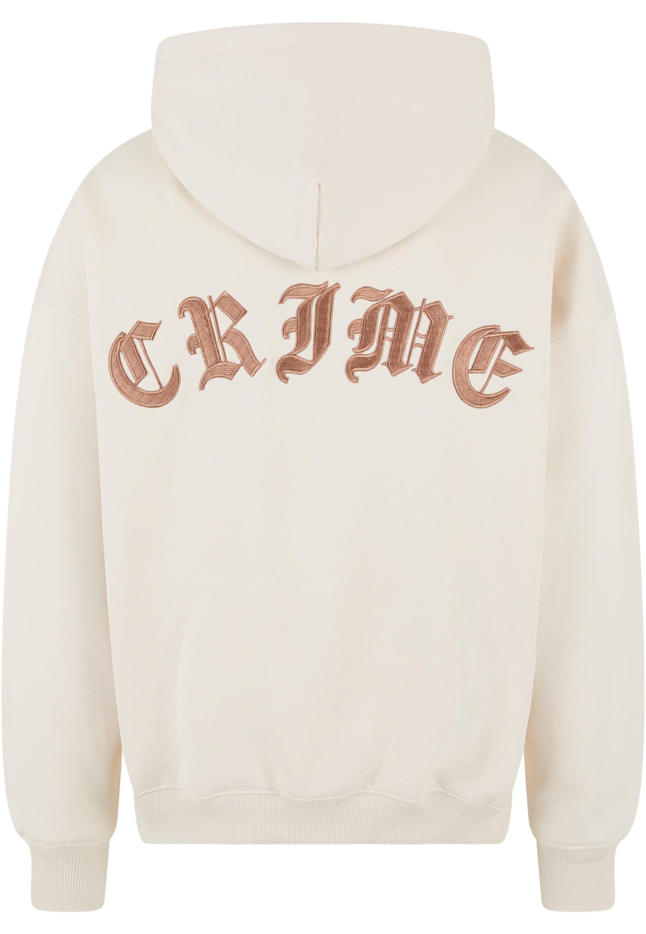Dropsize Sweatshirt 'Crime' in Beige