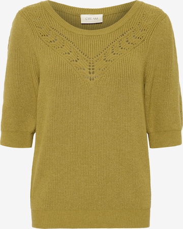 geltona Cream Megztinis 'CRDela': priekis
