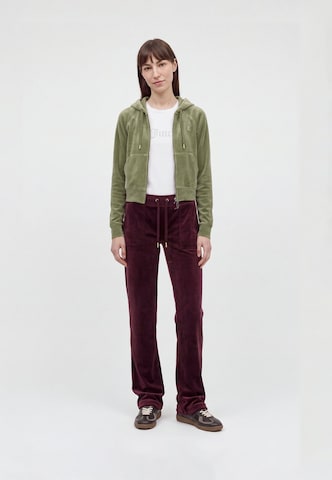 Juicy Couture Tall Sweatjacka 'MADISON' i grön: framsida