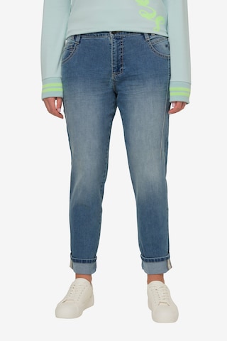 LAURASØN Regular Jeans in Blue: front