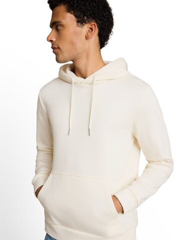 TOM TAILOR DENIM Sweatshirt in Weiß