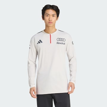 T-Shirt fonctionnel 'Audi Revolut F1 Team Engineers & Marketing' ADIDAS PERFORMANCE en blanc : devant