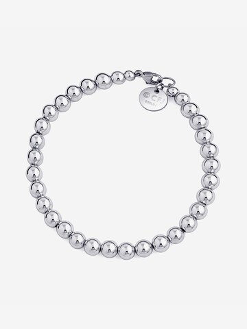 CLASSYANDFABULOUS Jewelry Bracelet 'Kugelarmband 6mm 14k Gold filled/ 14k Roségold filled/ 925 Sterling Silber' in Silver: front