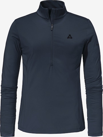 T-shirt fonctionnel 'Pine' Schöffel en bleu : devant