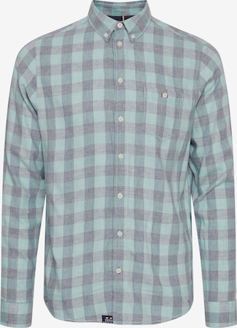 FQ1924 Regular fit Overhemd 'YUNUS' in Blauw: voorkant