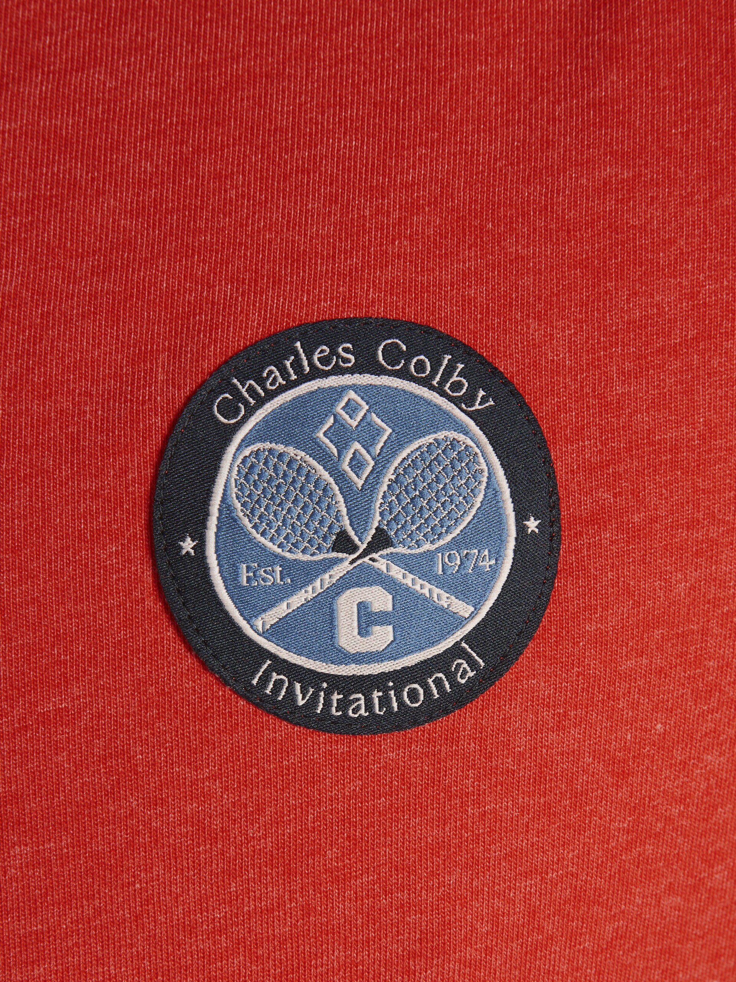 Charles Colby Sweatshirt ' Earl Reuben ' in Orange