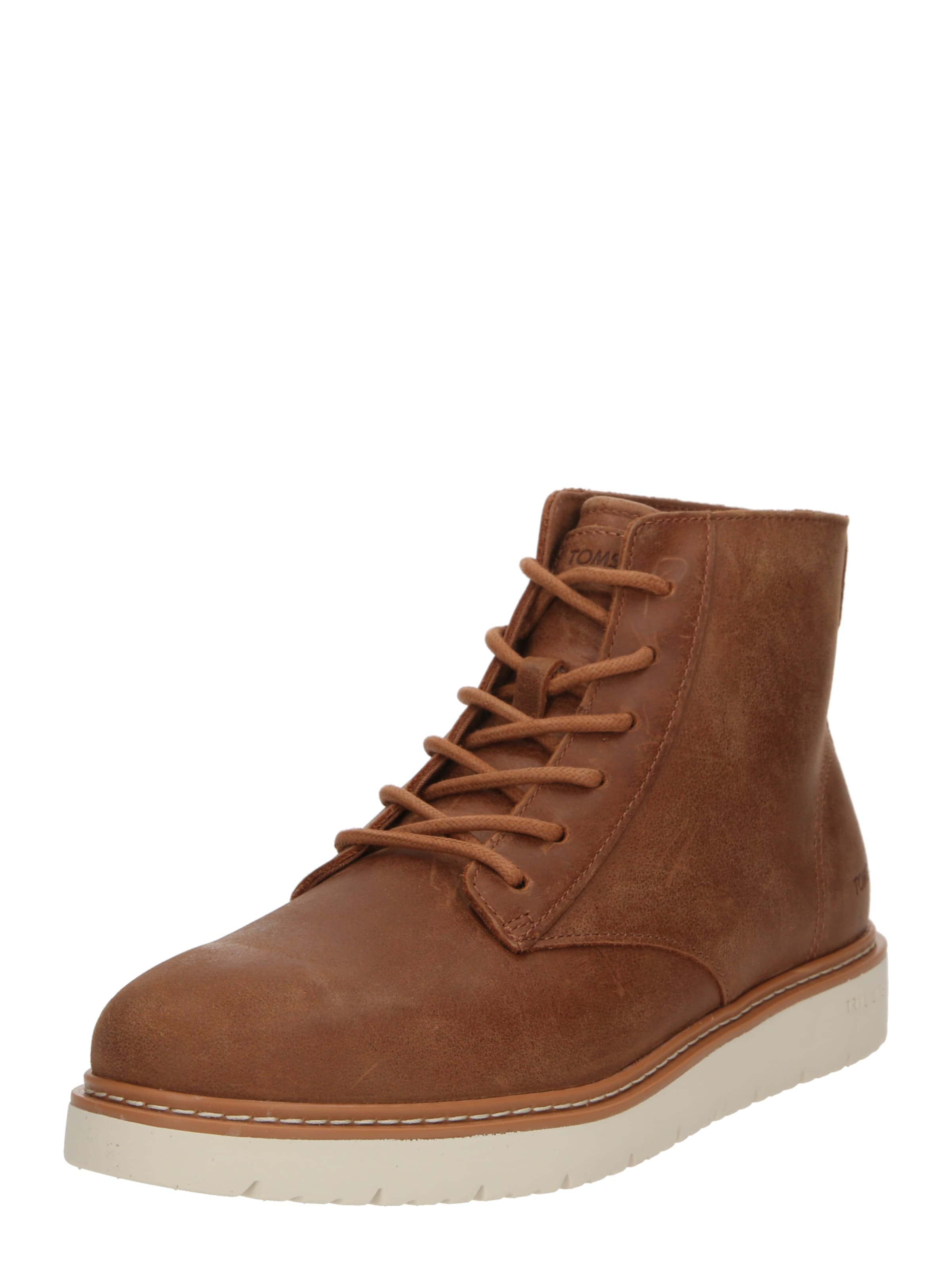 TOMS Boots med snörning 'Navi' i brun: framsida