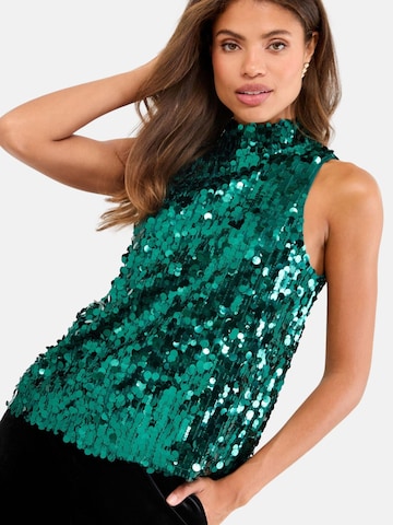 Lipsy Top – modrá: přední strana