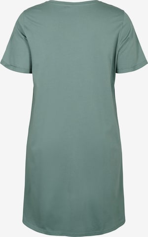 Zizzi - Camiseta de noche 'Mally' en verde