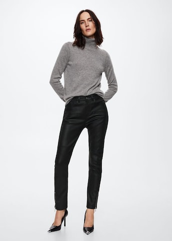 MANGO Skinny Jeans 'HARLOW' in Zwart