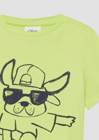 T-Shirt s.Oliver en jaune