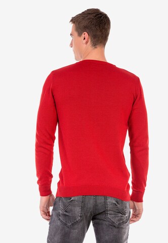 CIPO & BAXX Pullover in Rot