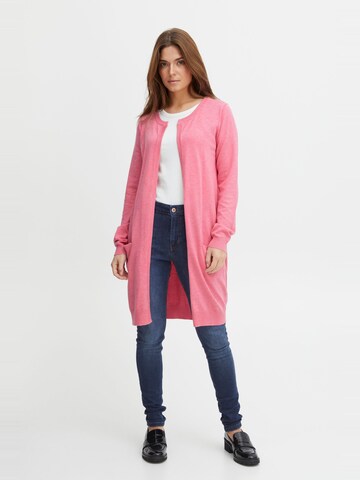 PULZ Jeans Gebreid vest 'Sara' in Roze