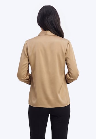 Chemisier usha BLACK LABEL en marron