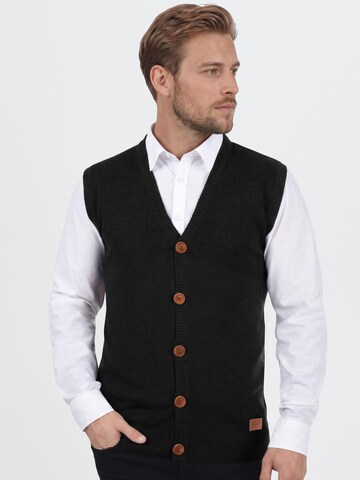 BLEND Sweater Vest 'Lennardo' in Black: front