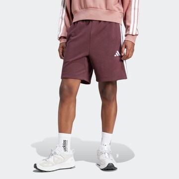 ADIDAS SPORTSWEAR Обычный Спортивные штаны 'Essential' в Красный: спереди