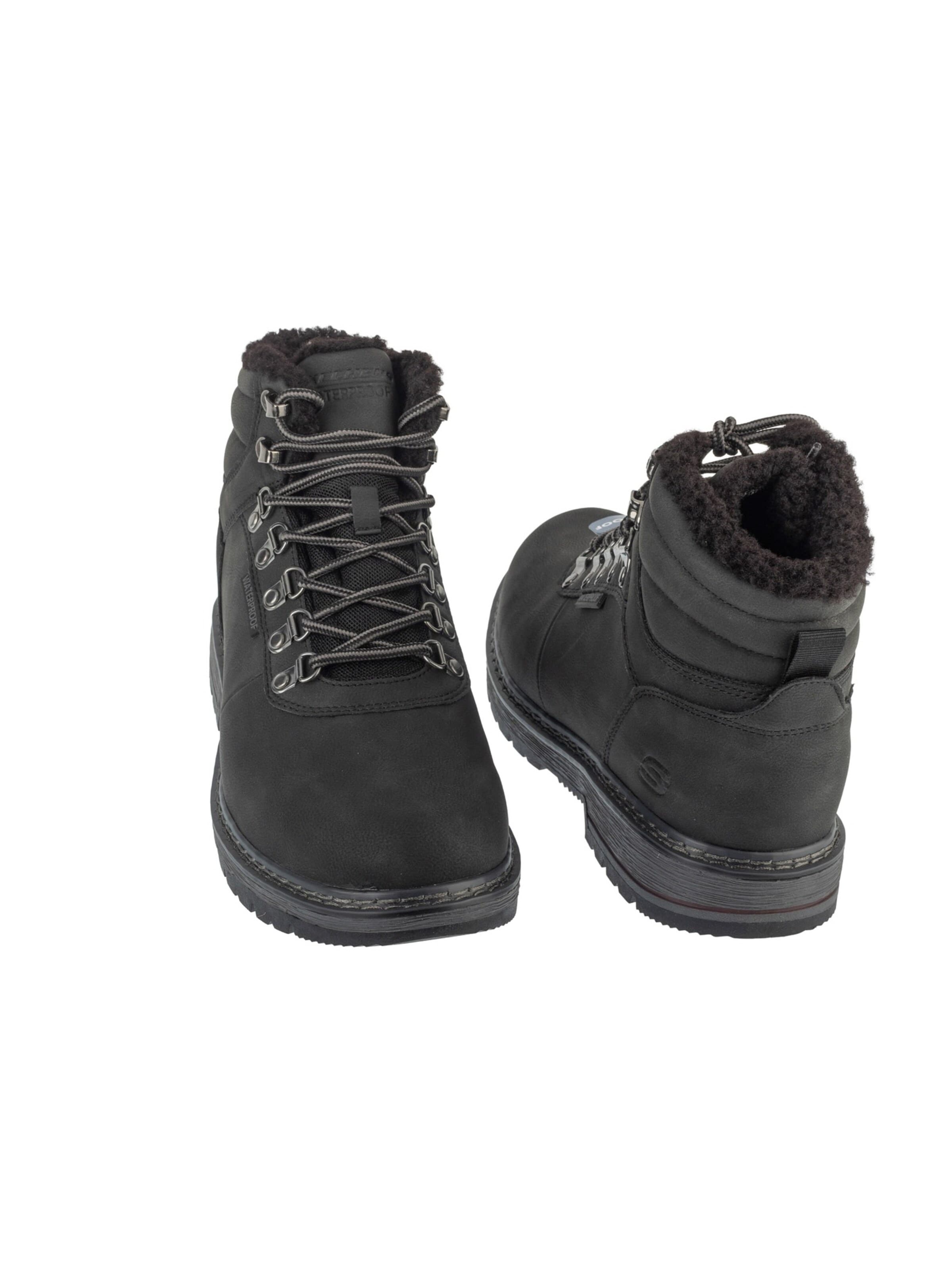 SKECHERS Veterboots 'Corado - Memphis' in Zwart