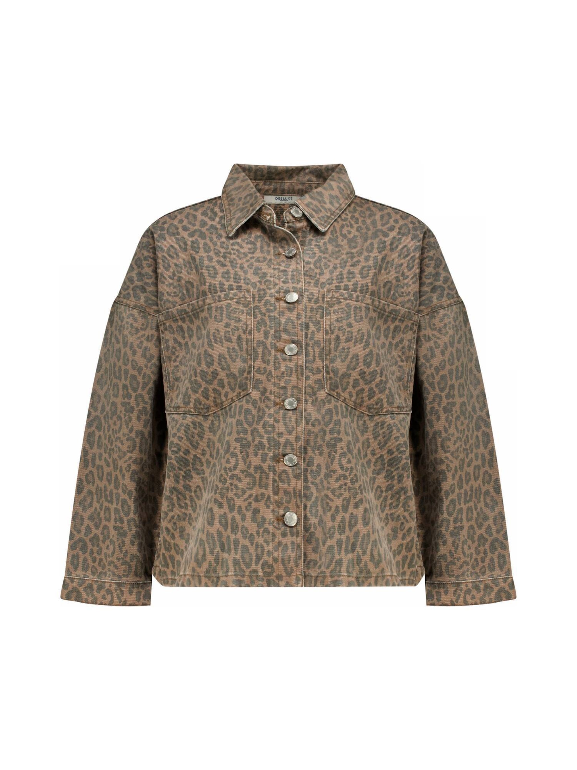 Deeluxe Between-Season Jacket 'Camina' in Beige: front