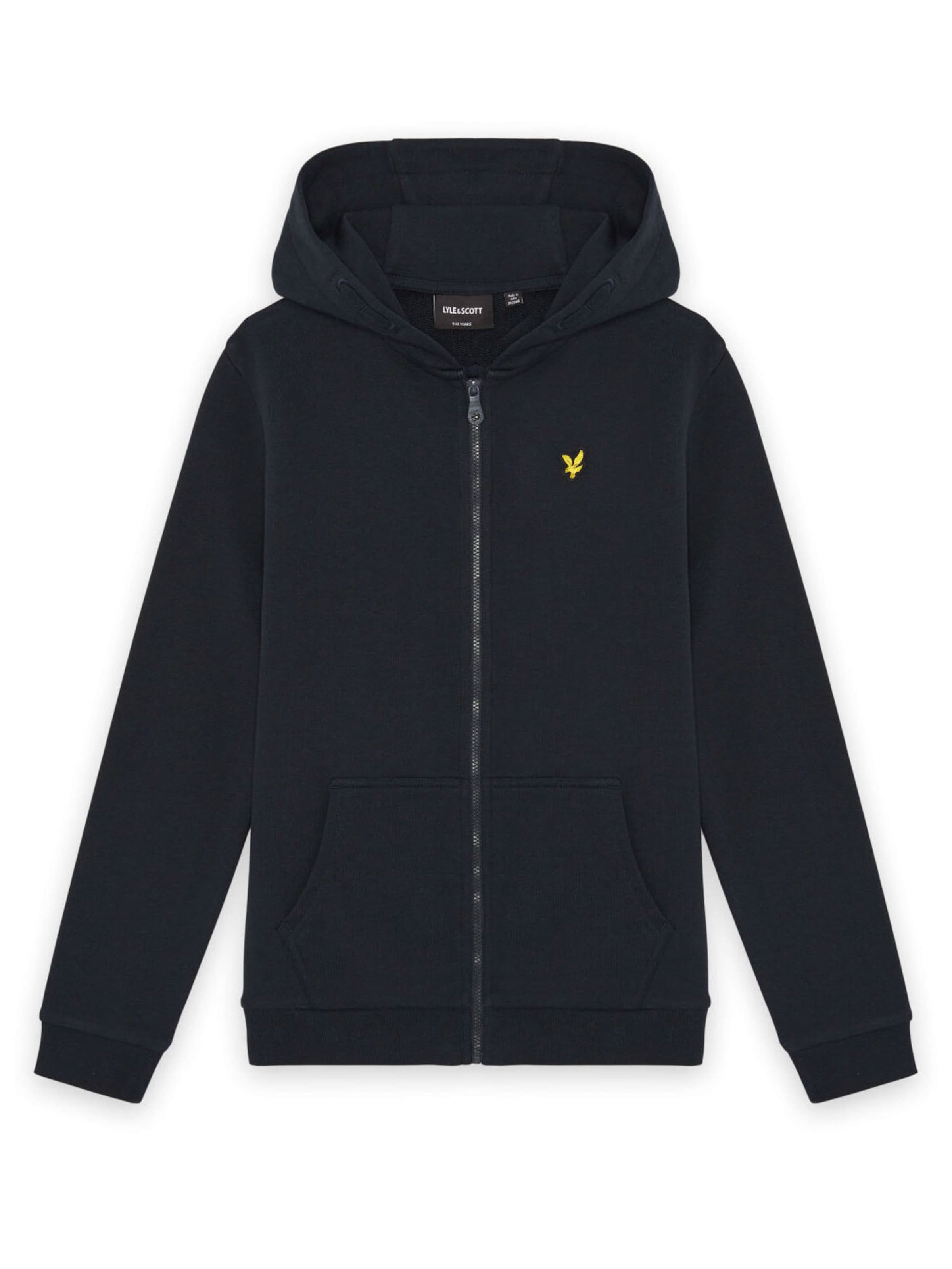 Lyle & Scott Sweatvest in Blauw: voorkant