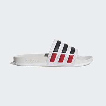 ADIDAS ORIGINALS Šľapky 'ADILETTE' - Biela
