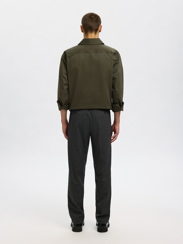 SELECTED HOMME Обычный Плиссированные брюки 'SLHLeroy' в Серый